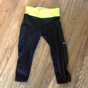 Lululemon yoga cropped pants
